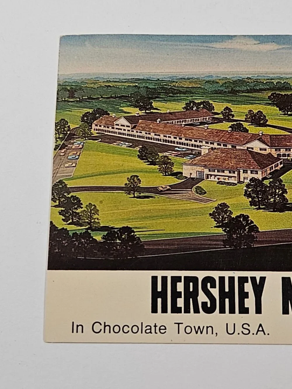 Hershey Motor Lodge Chocolate Town U.S.A. Hershey PA Postcard